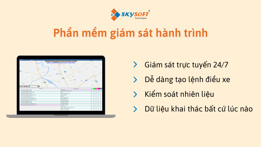 Phần mềm theo dõi, giám sát hành trình xe