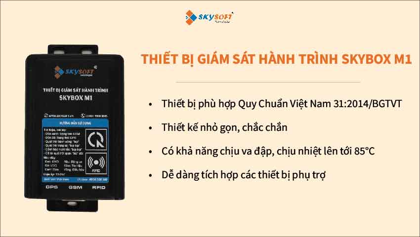 Thiết bị giám sát hành trình xe ô tô Skybox M1