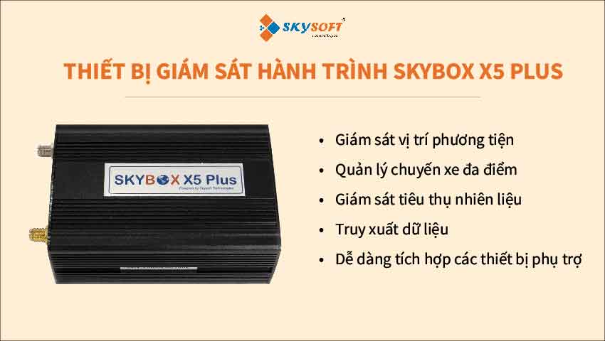 Thiết bị giám sát hành trình xe ô tô Skybox X5 Plus